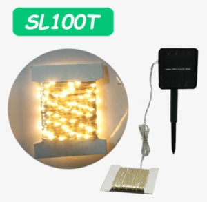 100 Led Mini Flexble Solar String Lights For Decoration - Sign