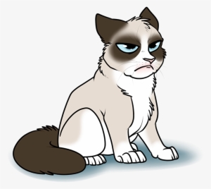 Scottish Fold Cat Dog Like Mammal Dog Facial Expression - Grumpy Cat Fan Art