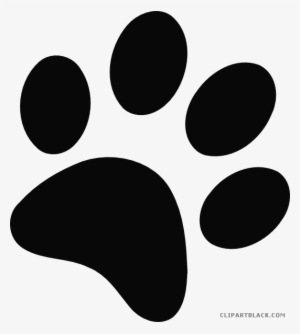 Bobcat Paw Print Clipartblack Com Free Black - Panther Paw Royal Blue