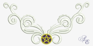 Pentagram Scroll Corner - Design