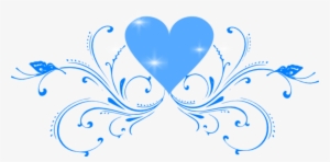 About - - Blue Butterfly Border Png