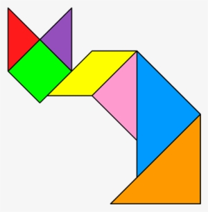Tangram Grumpy Cat - Tangram Animals Cat