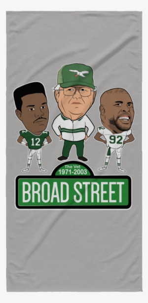 Broad Street Football Beach Towel - T-shirt