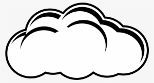 28 Collection Of Cloud Clipart Black And White Png - Rain Clip Art Black And White