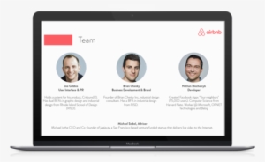 Airbnb Pitch Deck Team - Founders Slide