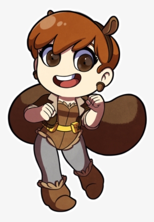 Animated Squirrel Clipart - Squirrel Girl Cute