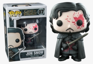 Game Of Thrones Bloody Jon Snow Hot Topic Exclusive - Funko Pop Bloody Jon Snow