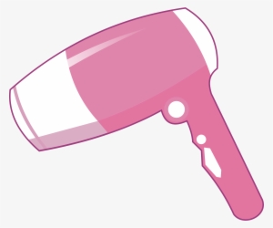 Long Hair Clipart Hair Care - Hair Dryer Clipart Png