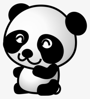 Graphic Freeuse Library Images Black And White Free - Cartoon Panda Transparent Background