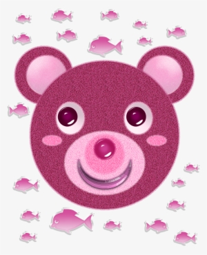 Berry Bear Face And Fish - Leaf