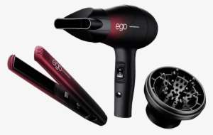 Ego Trip Professional Travel Hair Dryer & Flat Iron