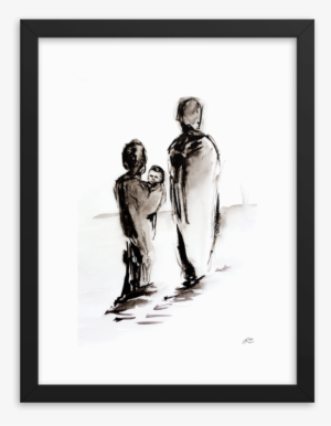 "born A Refugee" By Lisle Gwynn Garrity - Picture Frame