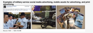 Examples Of Military Service Social Media Advertising, - Advertising
