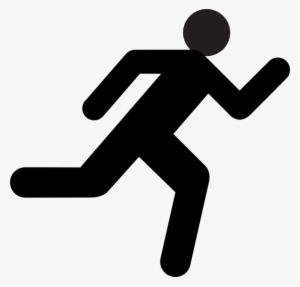 Png Small Medium Large Running Stick Figure Png - Running Man Clipart