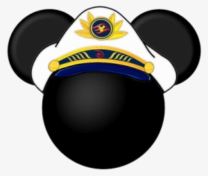 Captain Mickey Mouse Head Clipart - Captain Mickey Mouse Head