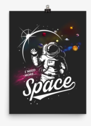 Add To Wishlist Loading - Space Poster Black And White