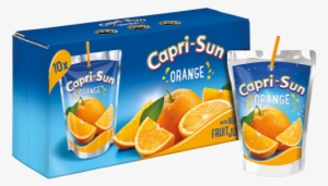 Capri Sun Orange Juice Drinks 10 X 200ml - Caprisun Orange No Added Sugar