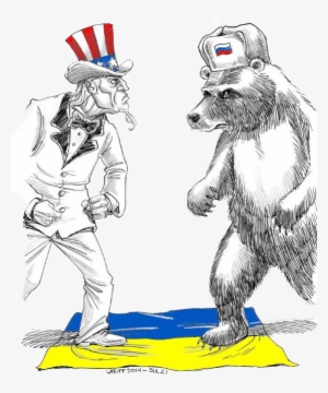 Uncle Sam V Bear In Ukraine - Ukraine Proxy War