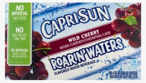 Capri Sun Roarin' Waters Flavored Water, Wild Cherry,