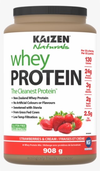 Kaizen Naturals Whey Protein Strawberries & Cream - Cleanest Protein Kaizen Naturals
