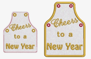 New Year Bottle Apron - New Year