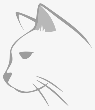 Cat Line Art Kitten Drawing Silhouette