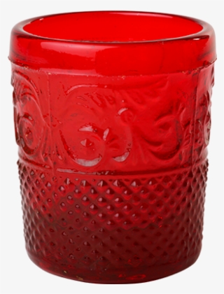 Votive Baroque Red Ø 5 Cm H 6,5 Cm - Vase