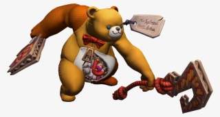 Honey Bear Stitches Skin - Portable Network Graphics