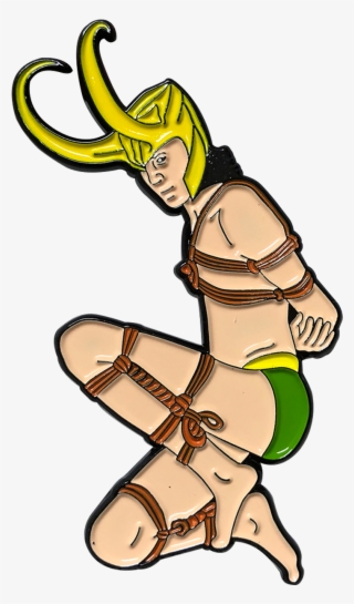 Geeky And Kinky Loki Pin - Kinky Loki