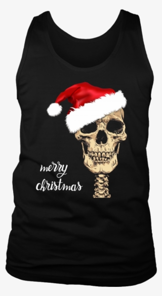 Christmas Gothic Skull T-shirt - King Of December Birthday
