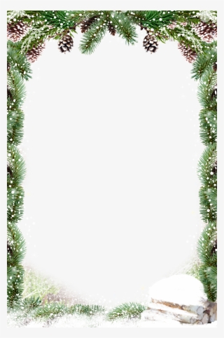 Christmas Decoration Santa Claus - Square Christmas Border Png