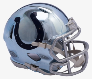 Nfl Indianapolis Colts Riddell Chrome Mini Speed Helmet - Colts Helmets
