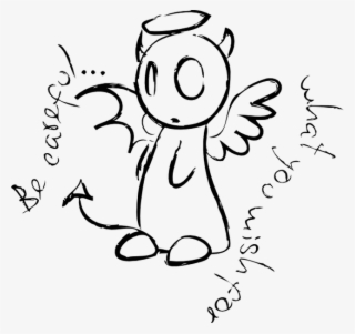 Angel-devil - Cartoon