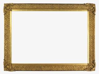 American 19th Century Frame, Applied Ornament &amp - Horizontal Frame Png