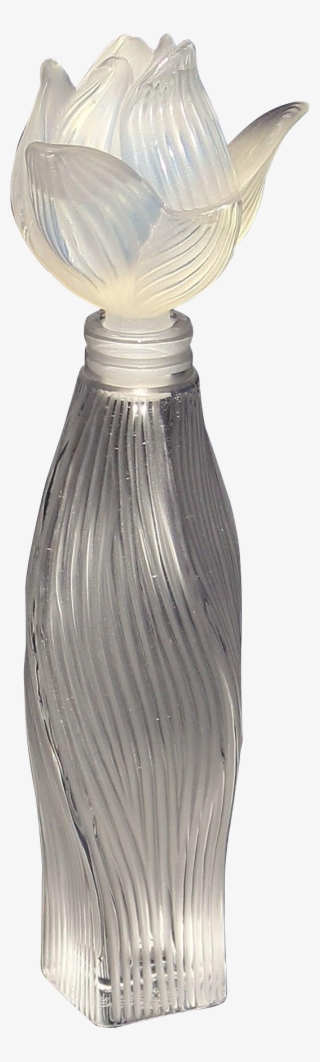Lovely Lalique Perfume Bottle Was Made Exclusively - Trophy