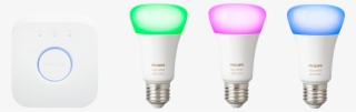 Philips Hue White And Color E27 3pcs Bridge Promoset - Philips Lighting Hue White And Color Ambiance E27