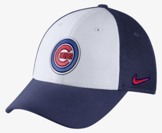 Nike Mesh Back Swoosh Flex Fitted Hat Size Flx (white) - Baseball Cap