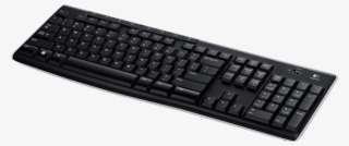 Logitech K270 Angle - K270 Wireless Keyboard, Usb Unifying Receiver, Black