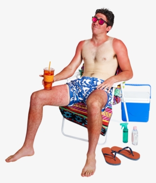 Northwest Profile Number - Man In Deck Chair Png