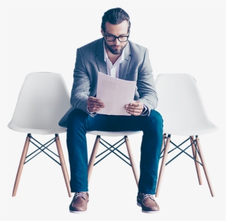 Man Reviewing Job Application