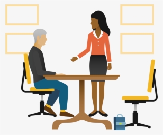 Coaching Illustration - Sitting