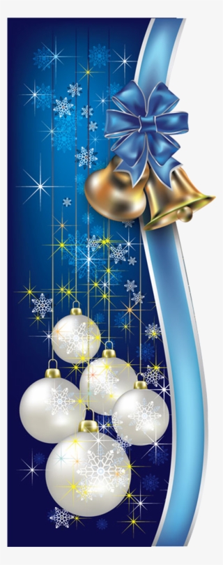 Santa Claus Christmas Tree - Blue Christmas Decorations Png
