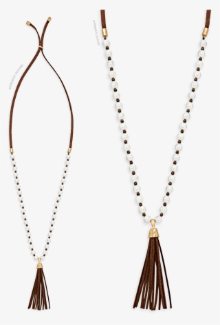 Mg 20746 Pearl Sueded Necklace Is A Great Mix Of Natural - Pearl Suede Premier Designs