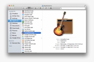 Go To Finder > Applications > Garageband - Ilife輕鬆玩:itunes、iphoto、imovie、garageband娛樂過生活