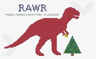 Cross Stitch T Rex