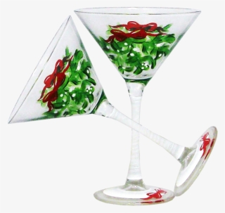 Mistletoe Love Martini Set/2 - Martini