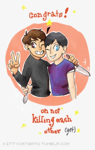 I Don't Amazingphil Danisnotonfire Phan Kcgart Y'think - Phil Lester