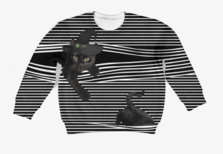 3d Cute Black Cat Kid Full Print Hoodie T Shirt - Shirt