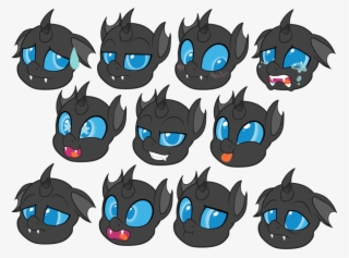Breioom, Blushing, Changeling, Changeling Oc, Chibi, - Emotion