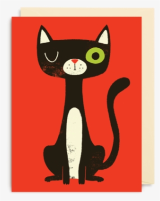 Black Cat Mini Card